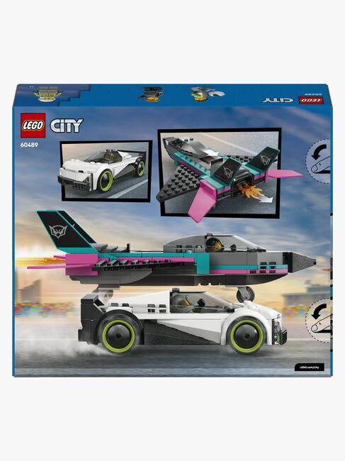 LEGO City 60489 Düsenflieger vs. Rennauto