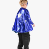 Den Goda Fen Wendbarer Umhang mit Augenmaske 98–128 cm, Blau/Regenbogen
