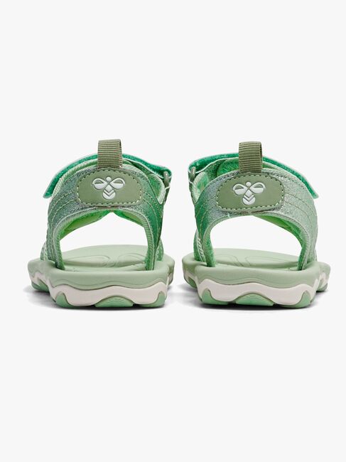 Hummel Glitter Jr Sandalen, Frosty Green
