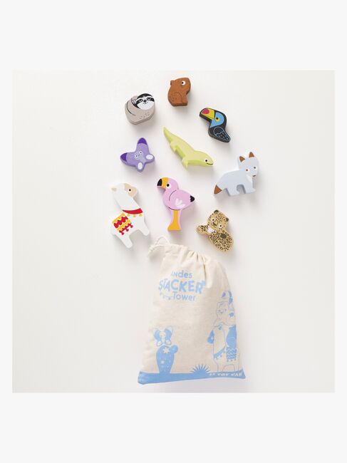 Le Toy Van Stapelklötze Tiere & Beutel