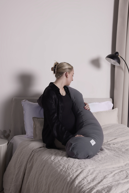 Beemoo CARE Schwangerschafts- & Stillkissen, Dark Grey