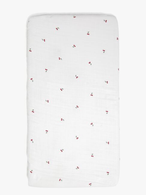 Alice & Fox NESSA Spannbettlaken Wiege 40x90, Weiß