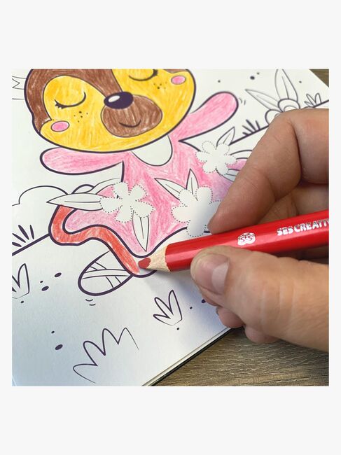 SES Creative Bastelbuch Glitzer Einhorn