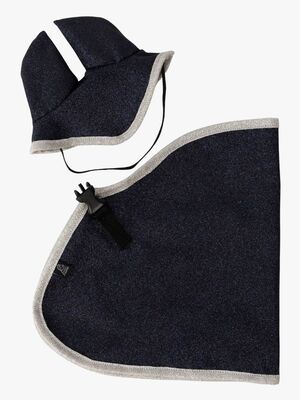 My Hobby Horse Decke & Haube Glitzer, Marineblau