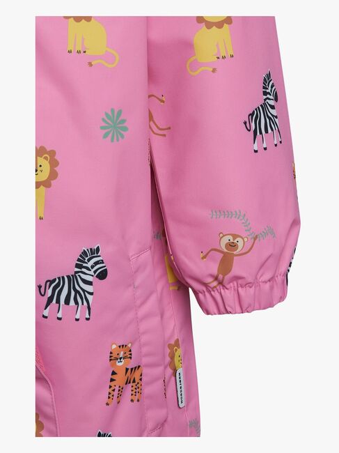 Nordbjørn Skaftö Outdoor-Overall, Jungle Animals Rosebloom