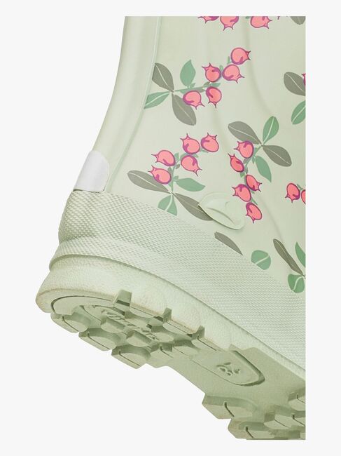Viking Jolly Print Gummistiefel, Minzgrün/Rosa