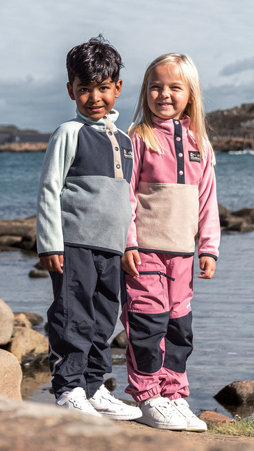 Didriksons Monte Fleece-Pullover, Factory Blue