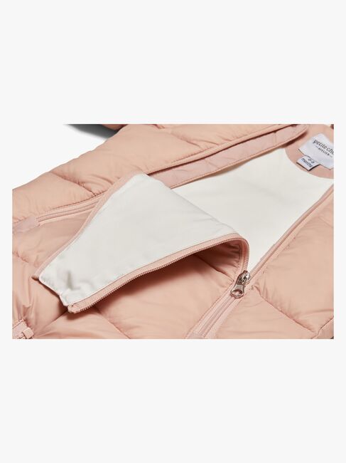 Petite Chérie Blanche Daunen-Fußsack 2-in-1, Mauve Pink