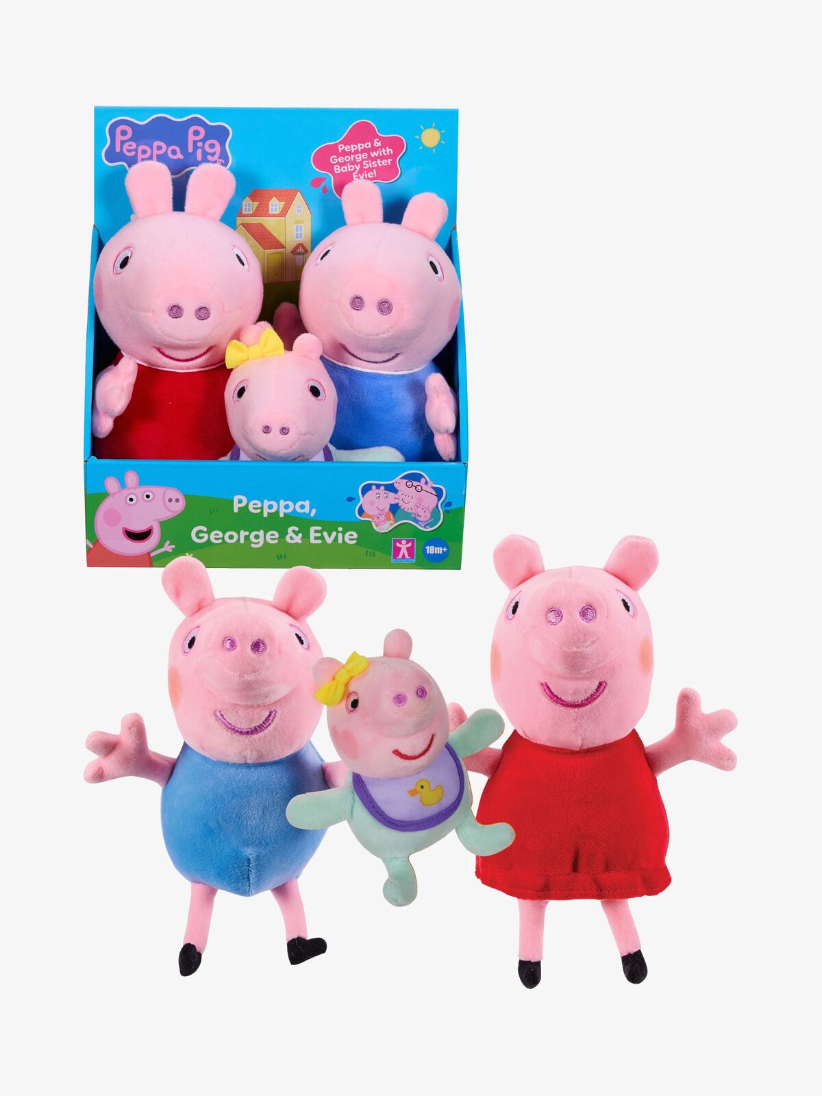 Peppa Wutz Kuscheltier 3er-Pack