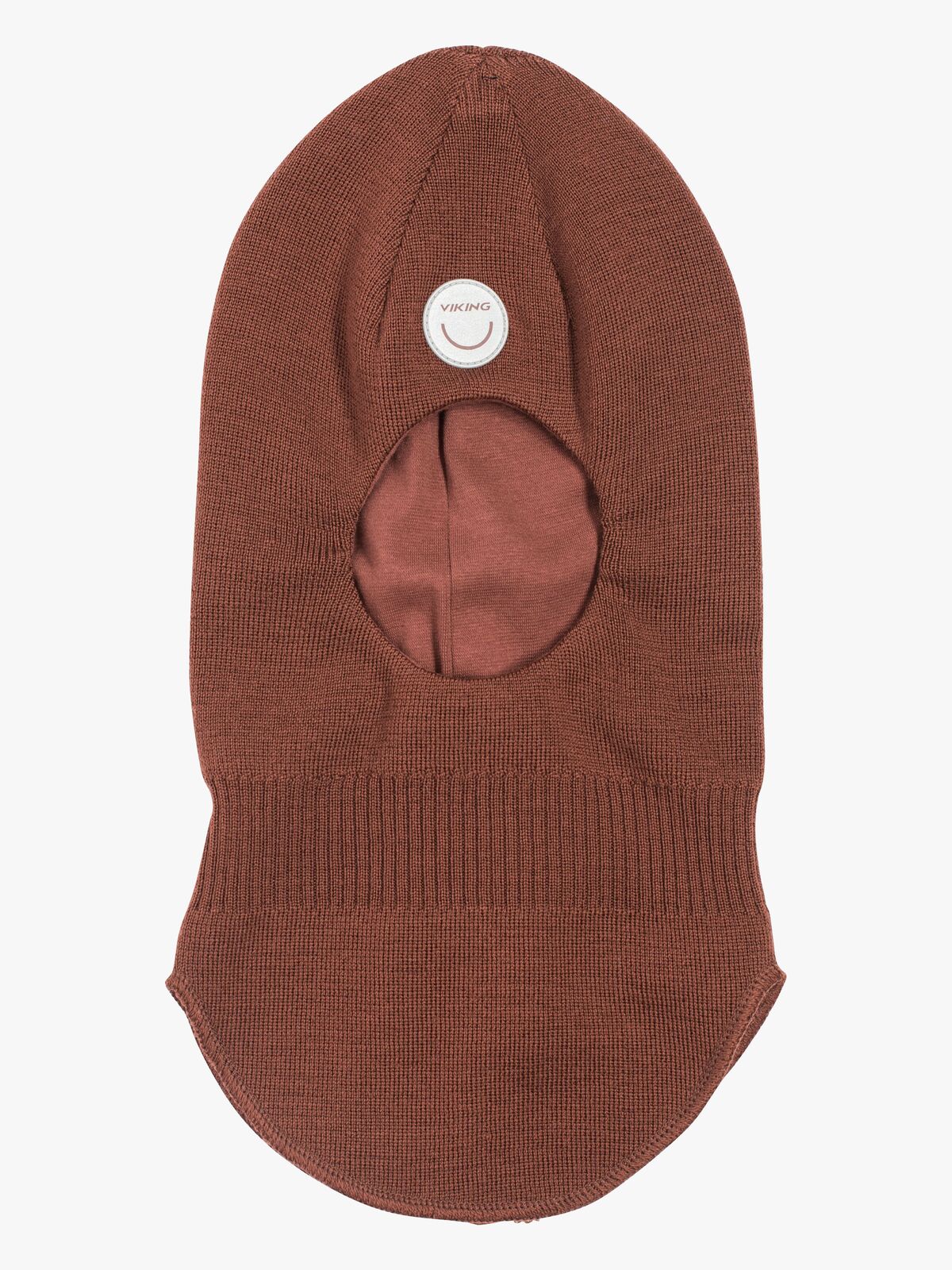 Viking Alv Schlupfmütze Merinowolle, Dark Brown