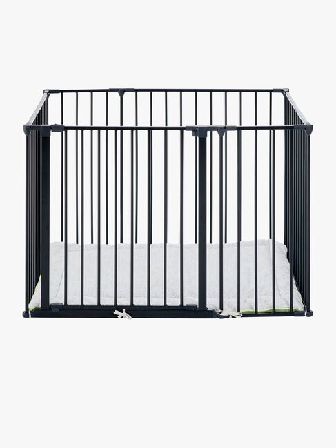 BabyDan Laufgitter Square 105x72x71 cm, Schwarz