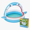 Bestway Kinderpool mit Wassersprinkler Sharktastic
