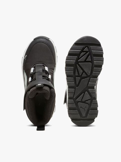 Puma Evolve Puretex AC PS Winterstiefel, Black/Ash Grey/White