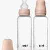 BIBS Medium Flow Fläschchen Silikon 2er-Pack 270 ml, Blush