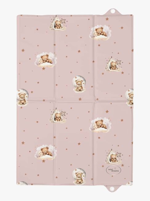 Mini Dreams Cute Bears Tragbare Wickelunterlage, Rosa CLK305-000847-4622_1.jpg