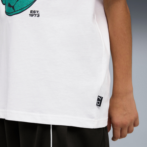 Puma Basketball Flagrant Foul T-Shirt, Weiß