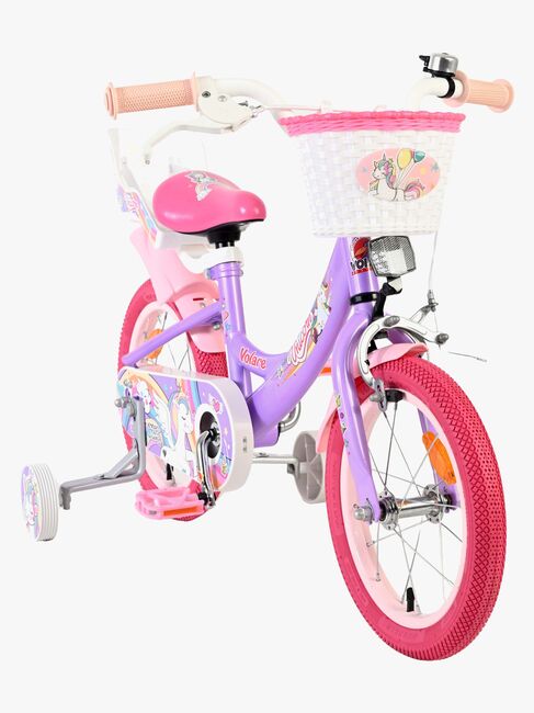 Volare Unicorn Fahrrad 14 Zoll, Lila