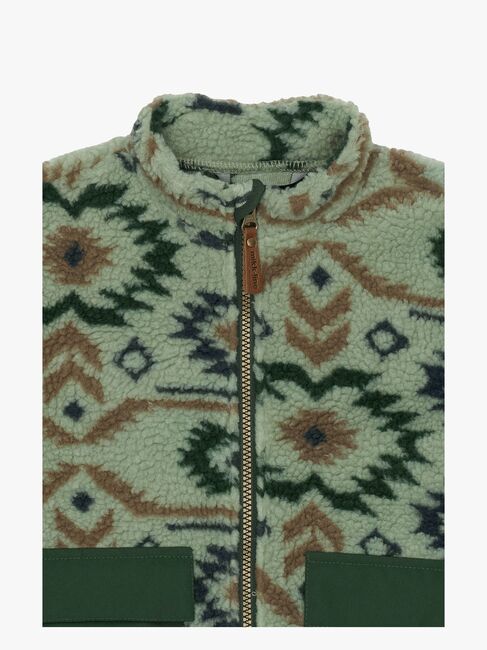 Mikk-Line Teddyjacke, Balsam Green