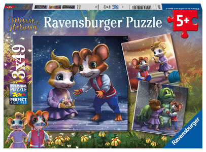 Ravensburger Puzzle Musse & Helium, 3x49 Teile