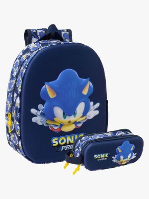 Sonic The Hedgehog 3D Rucksack 8,5L & Federmäppchen