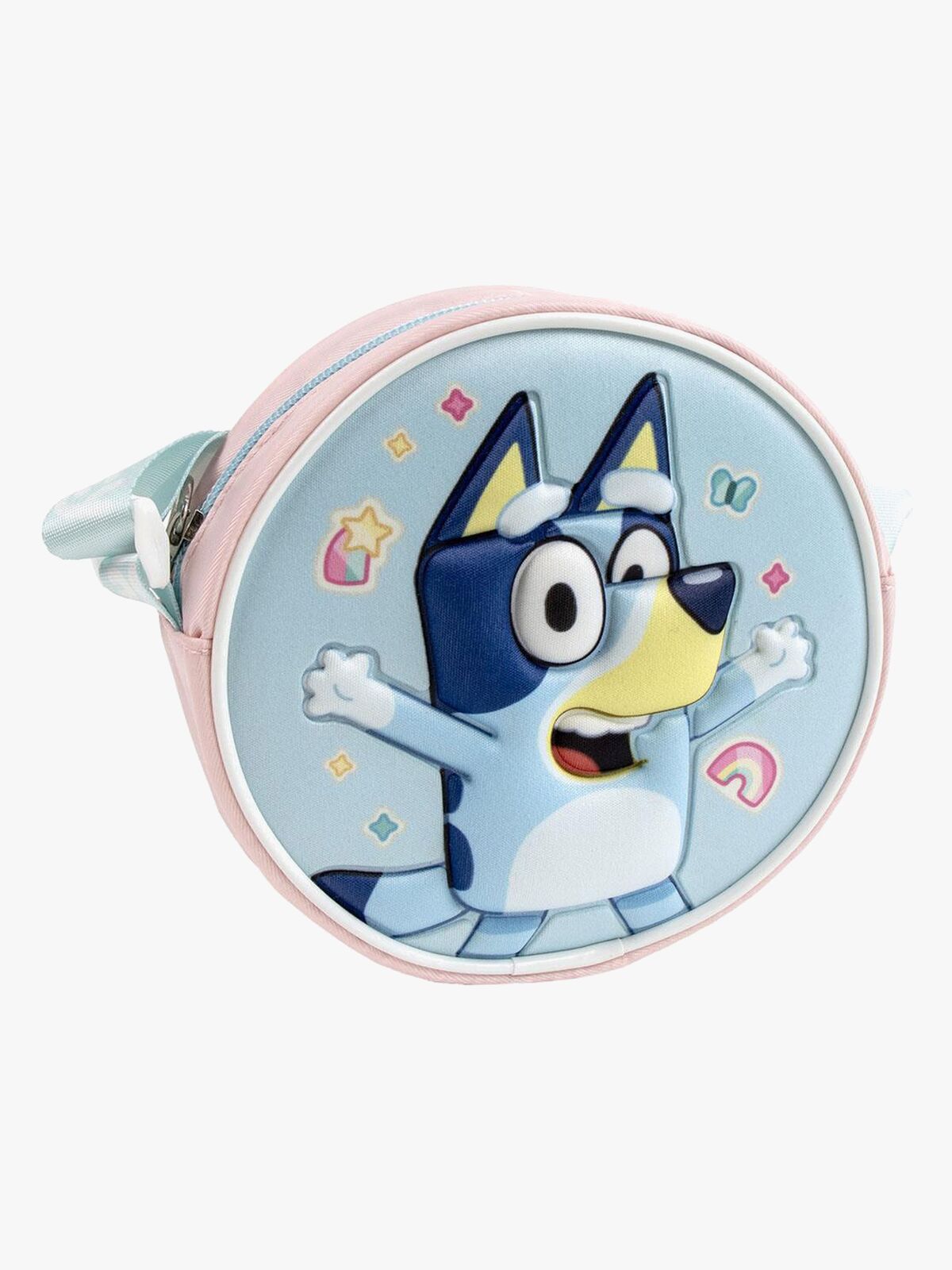 Bluey 3D Schultertasche, Blau