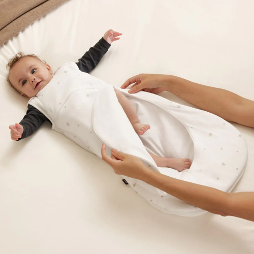 Snüz SnuzPouch Schlafsack 1.0 TOG, White/Star