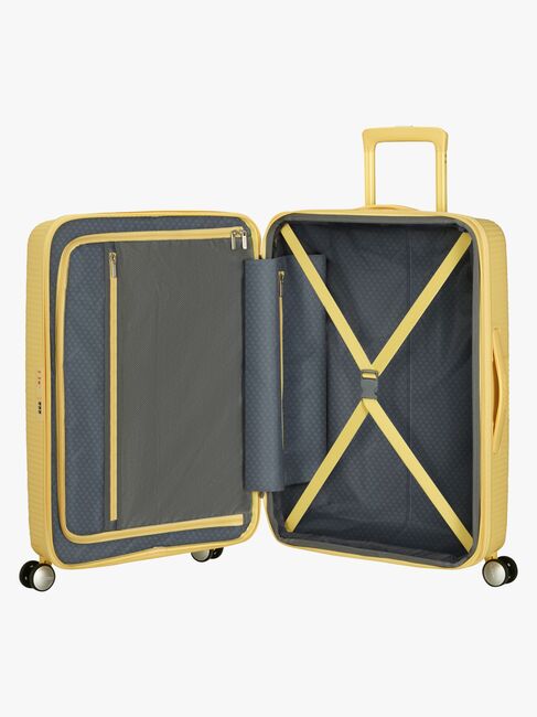 American Tourister Soundbox Spinner Reisekoffer 71,5L, Pastel Yellow
