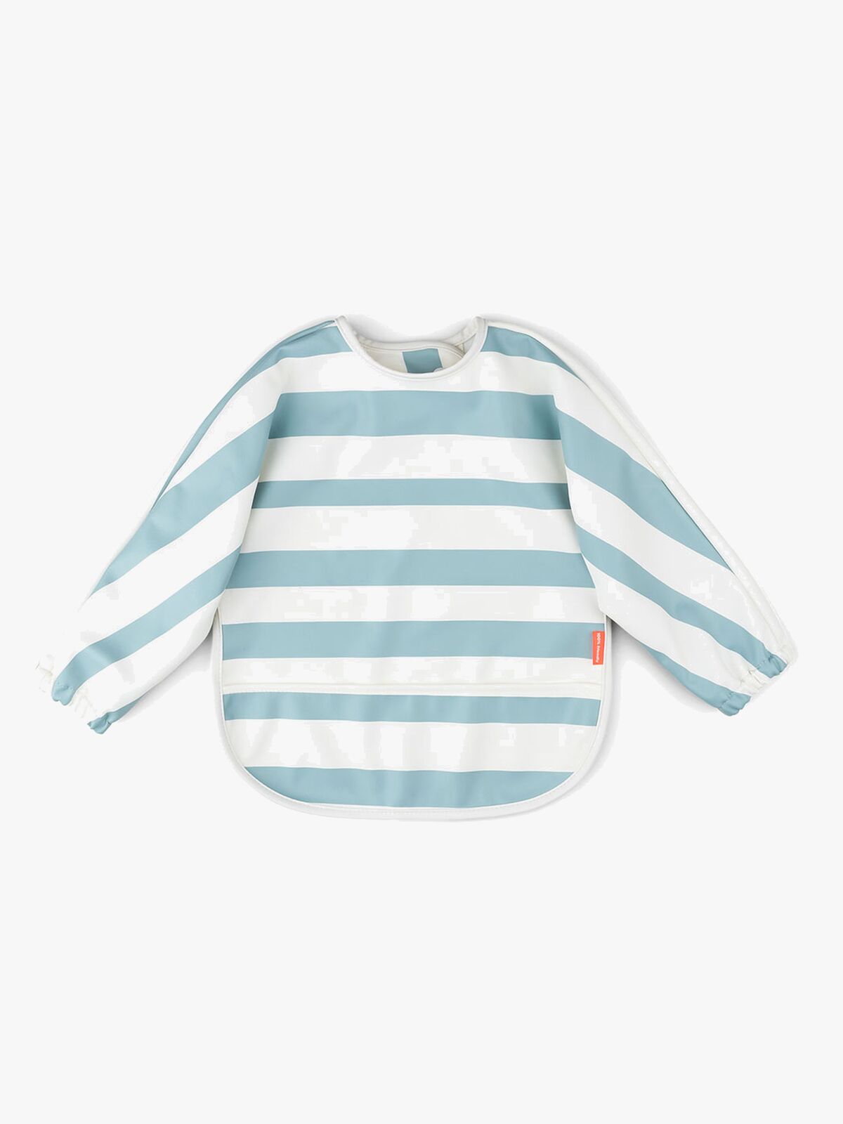 Done By Deer Langärmliges Lätzchen, Stripes Blue
