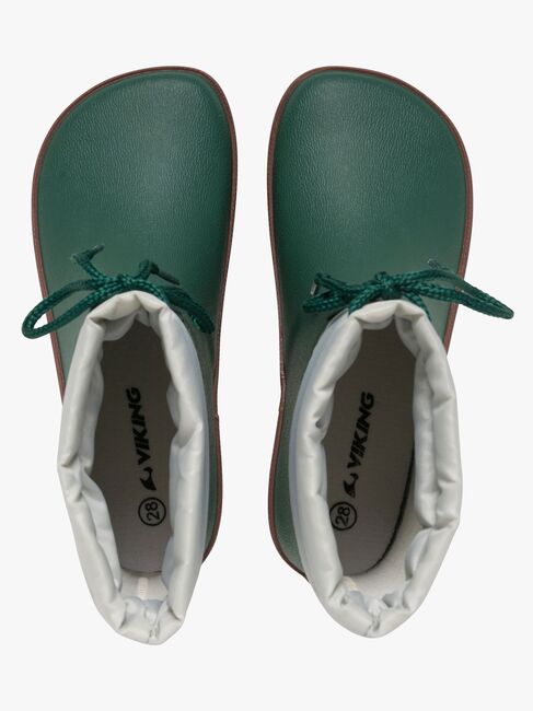 Viking Alv Barefoot Gummistiefel, Dark Green