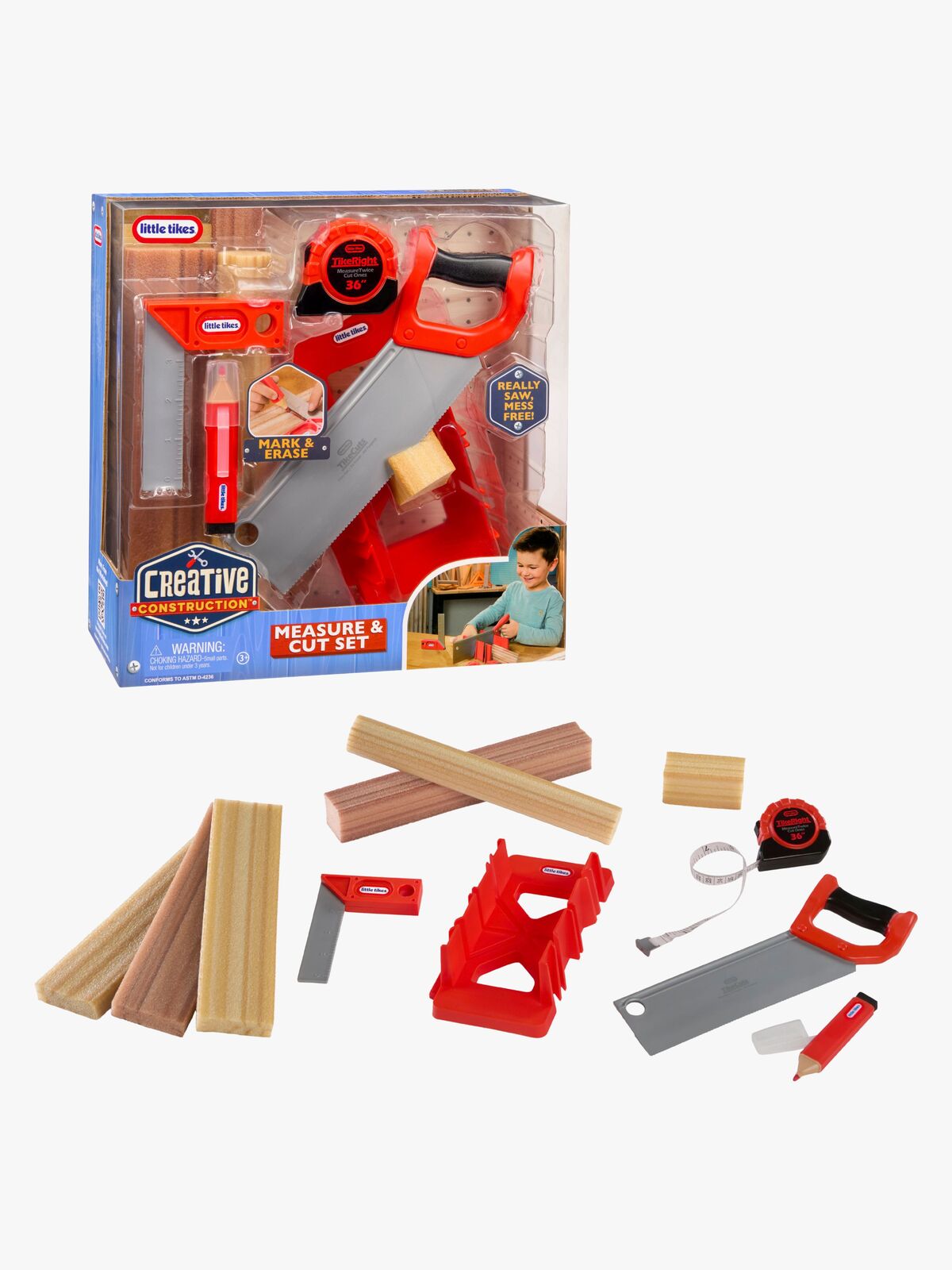 Little Tikes Creative Construction Mess- und Sägeset