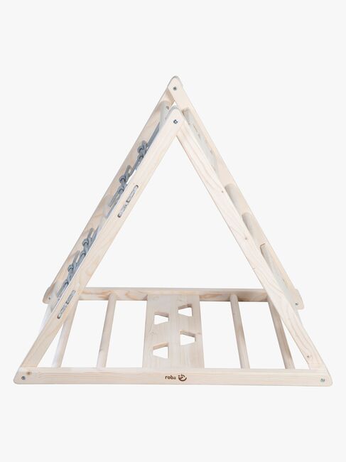 Roba Holz-Kletterdreieck, Grau/Natur