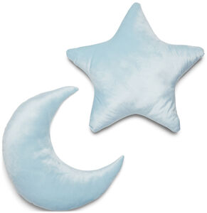 Alice & Fox Kissen Star & Moon, Blue glow