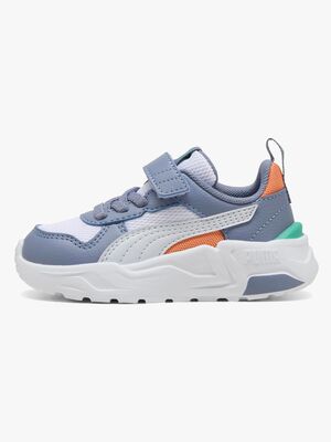 Puma Trinity 2 LT AC+ Infant Sneaker, White/Silver Mist