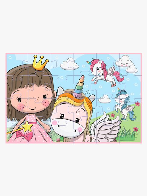 Barbo Toys Lillie & Ellie Koffer mit Bodenpuzzle 24 Teile