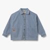 Wheat Cole Overshirt, Denim Stripe
