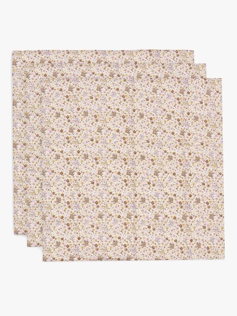 Jollein Musselintuch 70x70 cm 3er-Pack, Flower Fairies