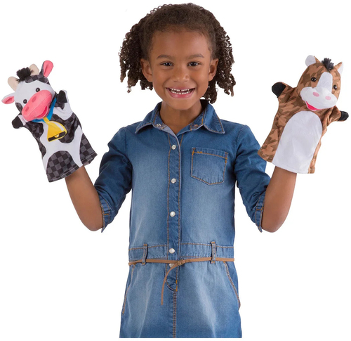 Melissa & Doug Handpuppen Bauernhoftiere 4er-Pack