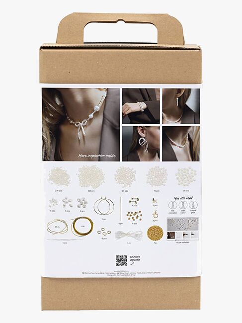 Creativ Company Bastelset Schmuckstücke Perlmutt DIY