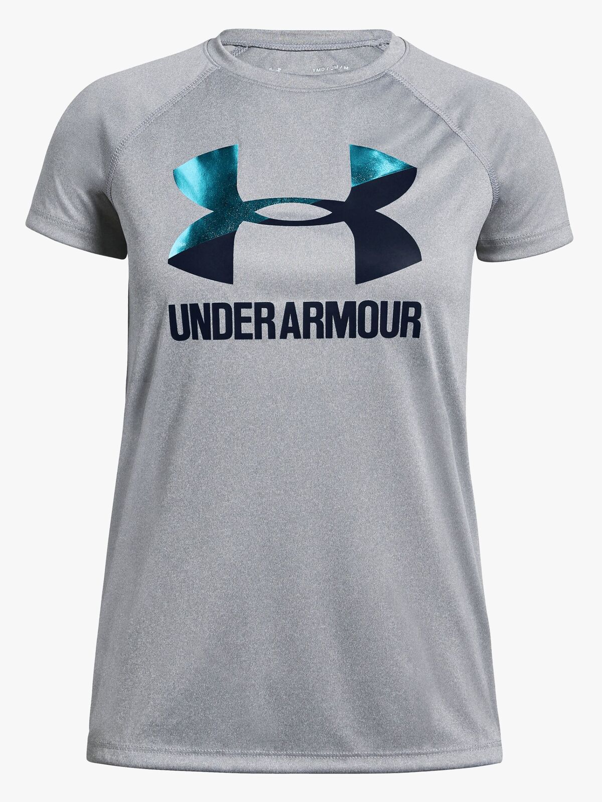 Under armour Big Logo Tee Solid SS Trainingsshirt, Steel