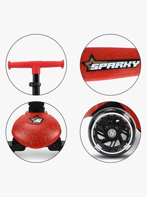 Milly Mally Sparky Tretroller, Rot