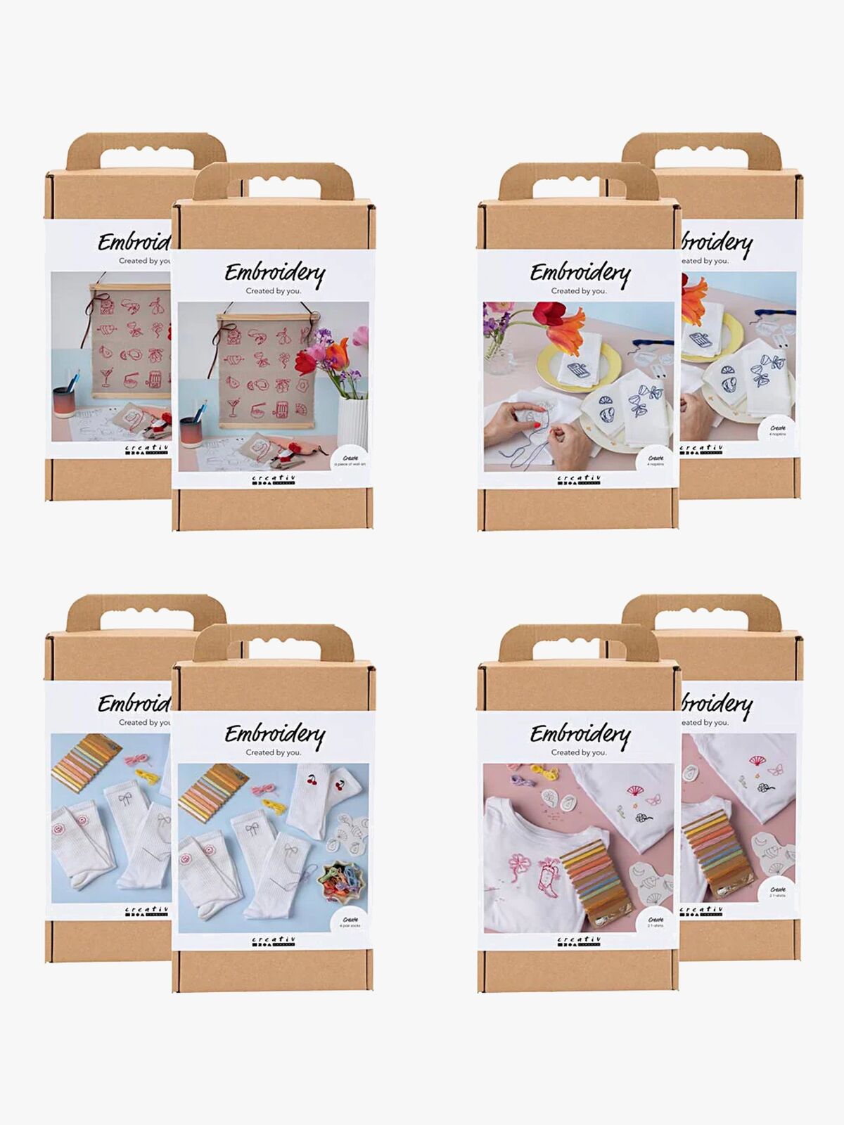 Creativ Company DIY-Set Stickerei Starter-Set