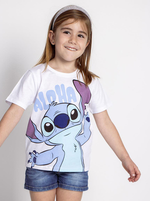 Disney Stitch T-Shirt, Weiß