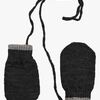 Lindberg Magic Mini Baby Handschuhe Wollmischung, Black/Anth