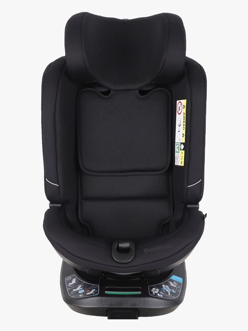 Beemoo Rotate i-Size Kindersitz, Black Mesh