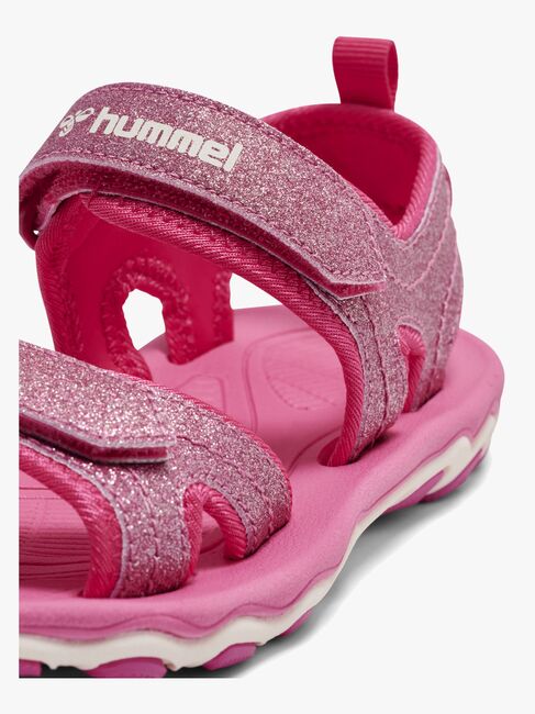 Hummel Glitter Jr Sandalen, Pink Flambé