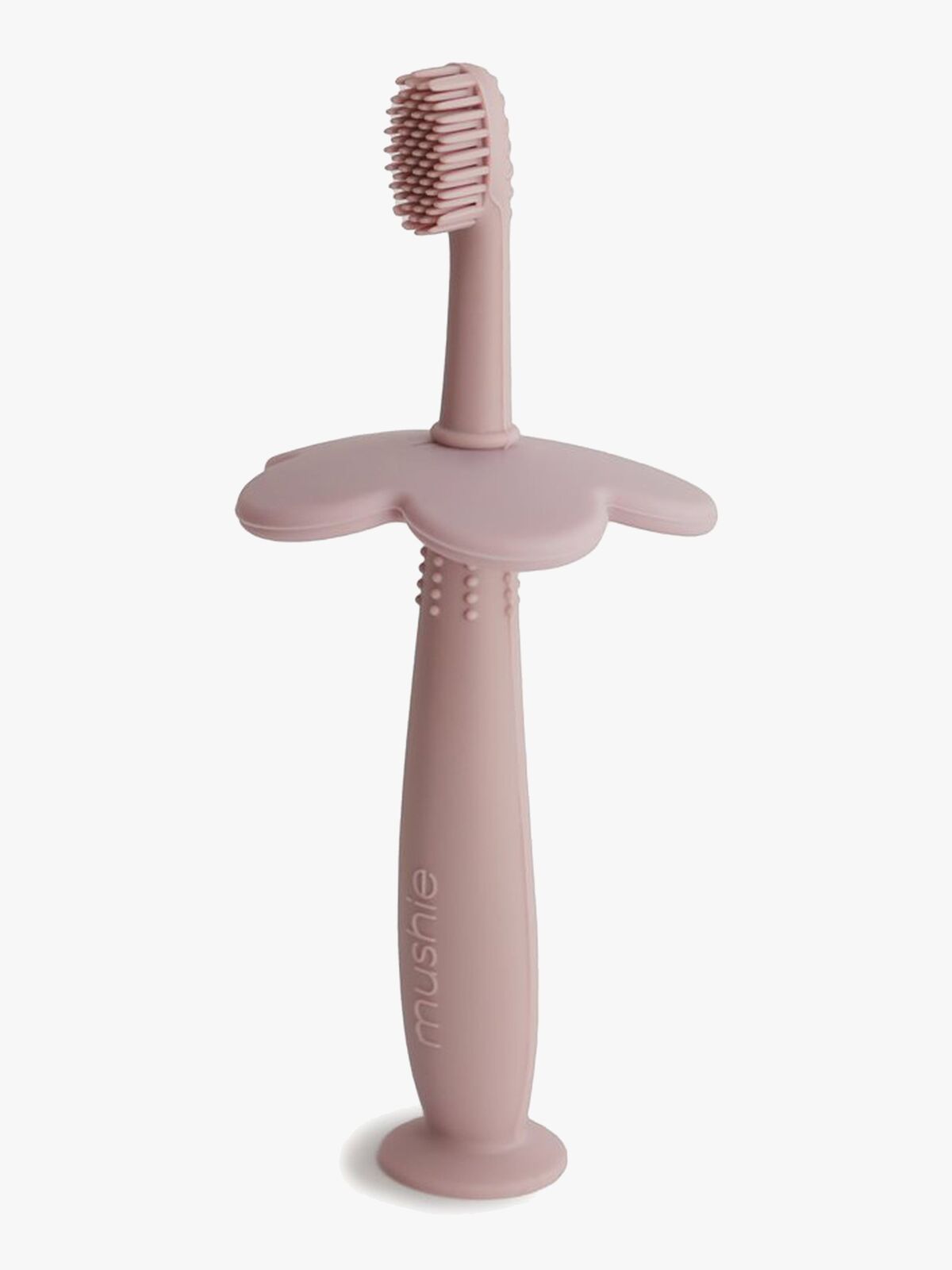 Mushie Flower Lern-Zahnbürste, Blush