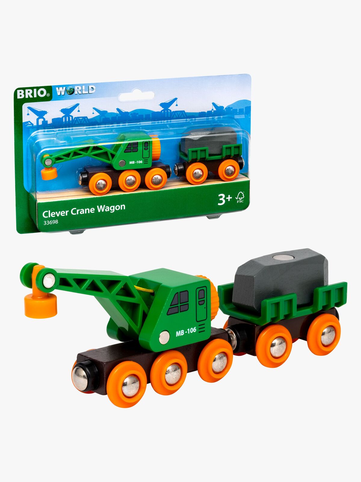 BRIO 33698 Kranwagen