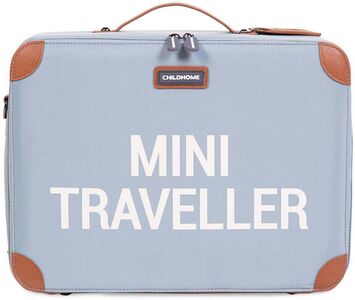 Childhome Mini Traveler Reisekoffer, Grey/Off White