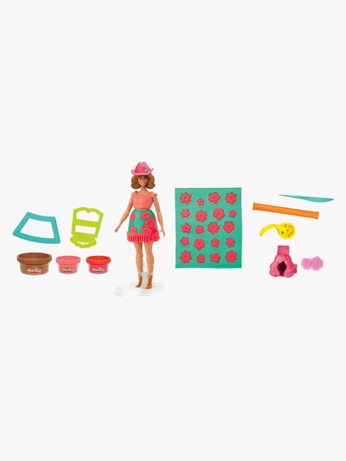 Play-Doh Barbie Knete Blumen und Fransen