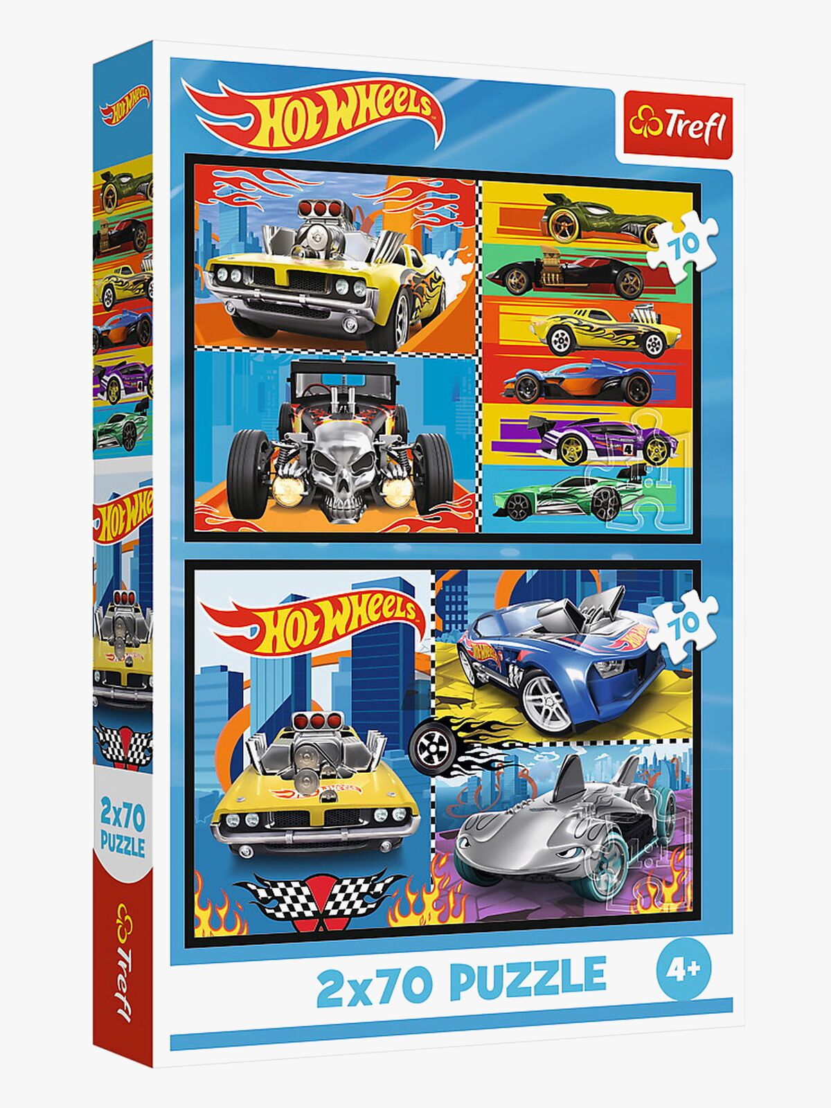 Trefl Hot Wheels Puzzles 2x70 Teile